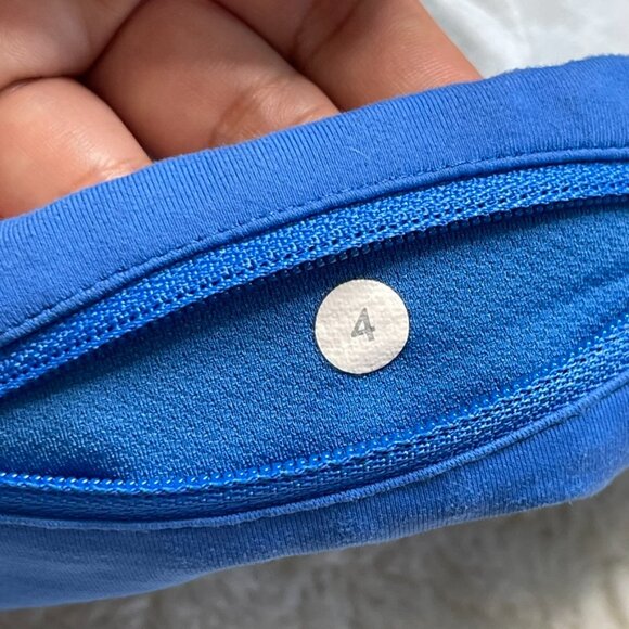 Lululemon Run Speed Shorts 4 Mini Ziggy Snake Caspian Pipe Dream Blue Snakeskin - Picture 9 of 9